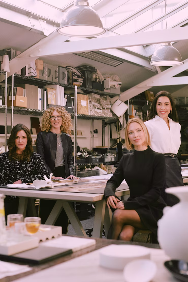Kas Bordier and Kelly Hoppen CBE, photographed for the Financial Times House & Home, May 2026